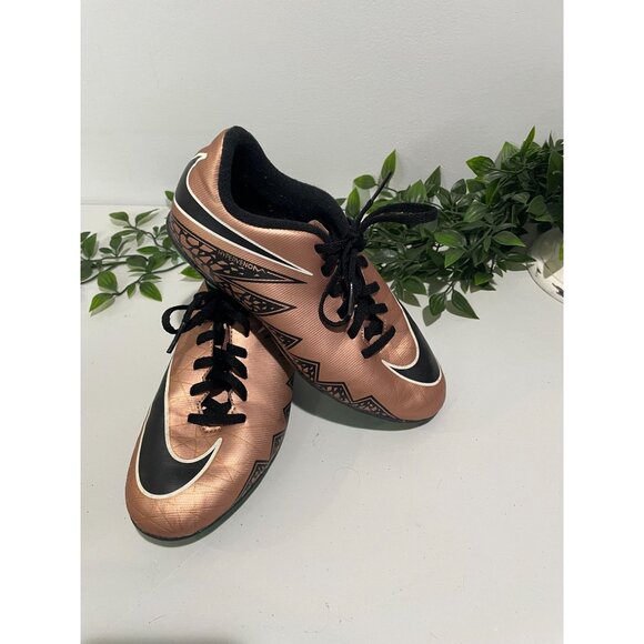 Nike Hypervenom Phade III Soccer Cleats Bronze/Black Size 2 Youth - Picture 2 of 16